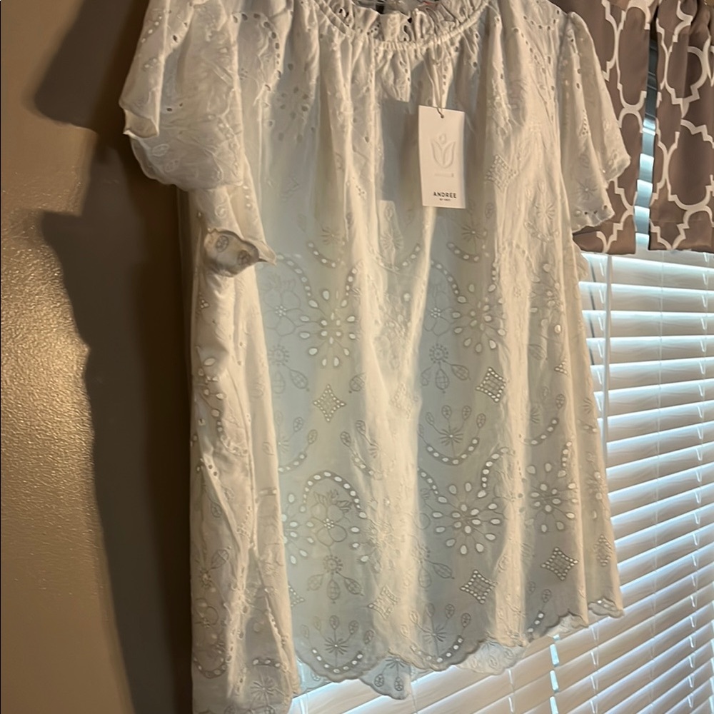 Andree Gray Boxy Blouse